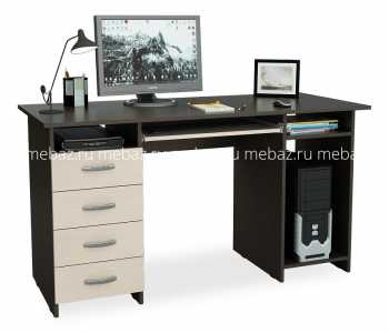 мебель Стол компьютерный Милан-6П MAS_MST-SDM-6P-R-16-VD
