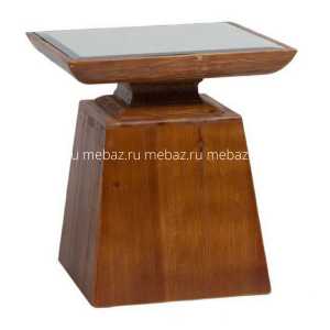 мебель Столик журнальный с зеркалом Pompeza коричневый