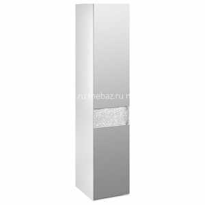 мебель Шкаф для белья Амели СМ-193.07.002 L белый глянец