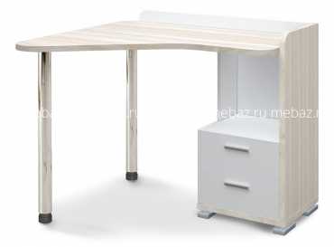 мебель Стол письменный СКМ-55 MER_SKM-55_KBE-LEV