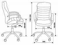 мебель Кресло для руководителя T-9950AXSN/BROWN