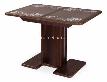 мебель Стол обеденный Каппа ПР с плиткой и мозаикой DOM_Kappa_PR_VP_OR_05_OR_OR_pl_44