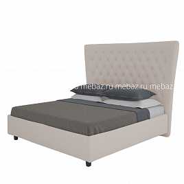 Кровать QuickSand 140х200 серо-коричневая