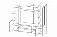 мебель Стенка-горка Олимп-М14