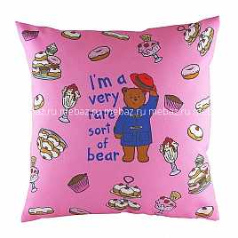 Подушка с принтом Paddington Bear Pink