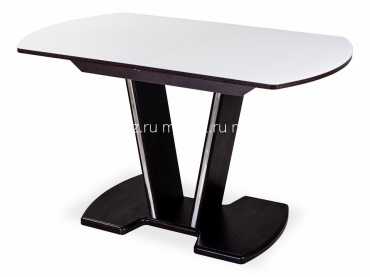 мебель Стол обеденный Танго со стеклом DOM_Tango_PO-1_VN_st-BL_03-1_VN
