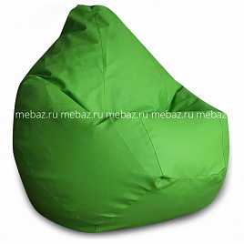 Кресло-мешок Зеленая ЭкоКожа XL