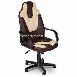 Кресло компьютерное Neo 1 коричневый/бежевый TET_neo1_brown_beige