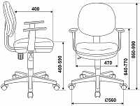 мебель Кресло компьютерное Бюрократ CH-W356AXSN/15-10