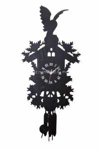 мебель Настенные часы с маятником Domestic Puzzle Black I