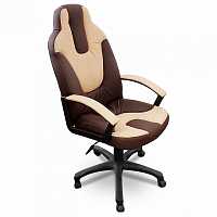 мебель Кресло компьютерное Neo 2 коричневый/бежевый TET_neo2_brown_beige