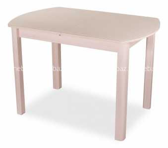 мебель Стол обеденный Танго ПО-1 со стеклом DOM_Tango_PO-1_MD_st-KR_04_MD
