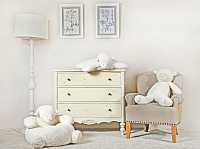 мебель Детская подушка Белый медведь