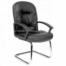 Кресло Chairman 418 V черный/хром