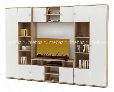 мебель Стенка для гостиной Тунис-4 MAS_STNT-4-DSB