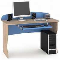 мебель Стол компьютерный Ника 431 Р MOB_Nika431R_blue