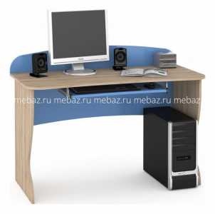 мебель Стол компьютерный Ника 431 Р MOB_Nika431R_blue