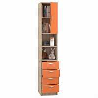 мебель Шкаф комбинированный Ника 406 MOB_Nika406_orange