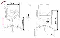мебель Кресло компьютерное CH-636AXSL/DENIM