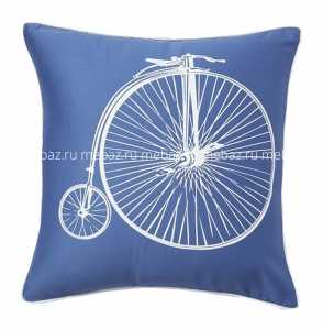 мебель Подушка с ретро-велосипедом Retro Bicycle Blue