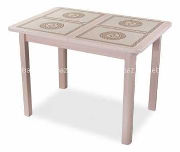 мебель Стол обеденный Каппа ПР с плиткой и мозаикой DOM_Kappa_PR_VP_MD_04_MD_pl_52