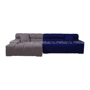 мебель Диван Tufty-Time Sofa угловой модульный серо-синий