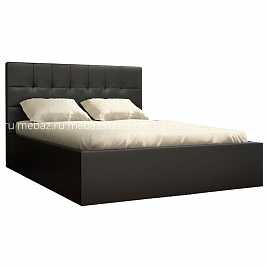 Кровать двуспальная Находка ПМ Real black 01 1600х2000