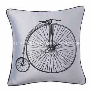 мебель Подушка с ретро-велосипедом Retro Bicycle Grey