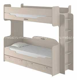 Кровать двухъярусная Соната 5 ИД 01.164а 800х1900