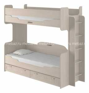 мебель Кровать двухъярусная Соната 5 ИД 01.164а 800х1900