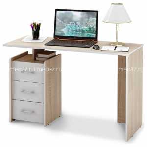 мебель Стол письменный Слим-2 MAS_MST-SSL-02-R-16DSB