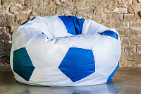 мебель Кресло-мешок Бело-голубой