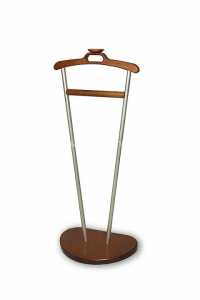 мебель Вешалка для костюма Декарт Д-9 металлик/средне-коричневый