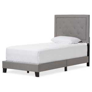 мебель Кровать Paris Linen Upholstered Gray 90х200