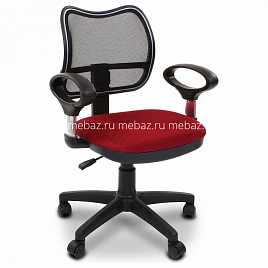Кресло компьютерное Chairman 450 красный/черный