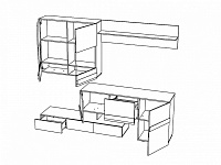 мебель Стенка-горка Лофт-2 SLV_NM_013_09_1