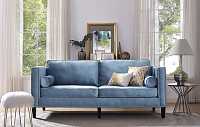 мебель Диван Marlo прямой синий