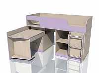 мебель Набор для детской Рико НМ 011.55 М SLV_NM_011_55_Rico_4