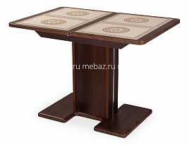 Стол обеденный Каппа ПР с плиткой и мозаикой DOM_Kappa_PR_VP_OR_05_OR_OR_pl_52