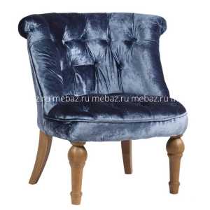мебель Кресло Sophie Tufted синее
