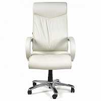 мебель Кресло для руководителя Chairman 420 белый/хром, черный