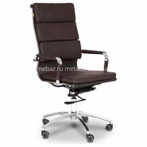 мебель Кресло компьютерное Chairman 750 коричневый/хром