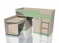 мебель Набор для детской Рико НМ 011.55 М SLV_NM_011_55_Rico_5