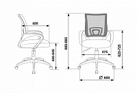 мебель Кресло компьютерное CH-695KLT/BLACK