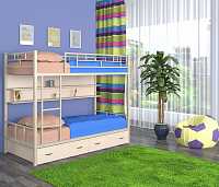 мебель Кровать двухъярусная Ницца FSN_4s-ni_ypd-1014 900х1900