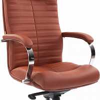 мебель Кресло компьютерное Chairman 480 коричневый/хром, черный