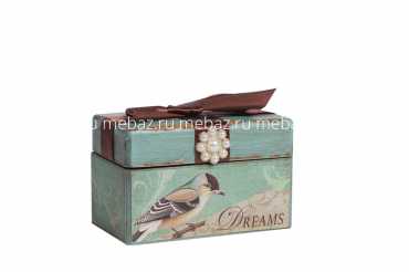 мебель Декоративная коробка с бархатной лентой Tiffany