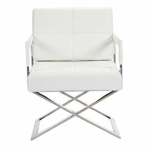 мебель Кресло Aster X Chair кожа белое