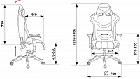 мебель Кресло игровое CH-772N/BL+YELLOW