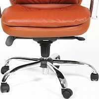 мебель Кресло для руководителя Chairman 795 коричневый/хром, черный